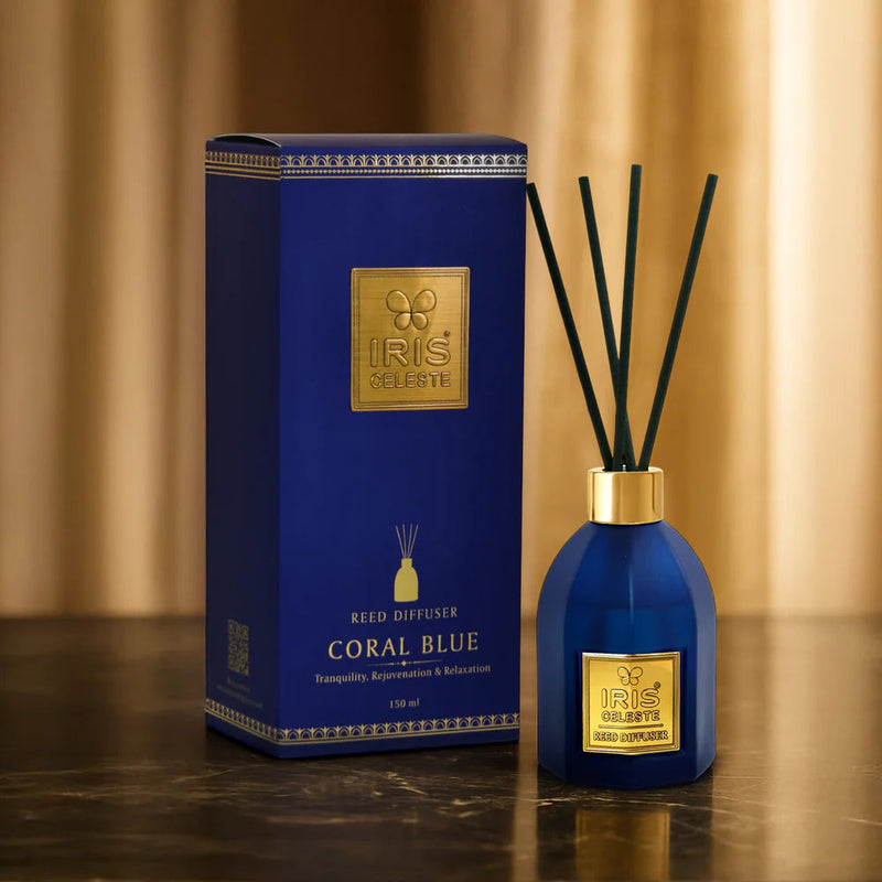 IRIS Celeste CORAL BLUE Reed Diffuser Set(150ml)
